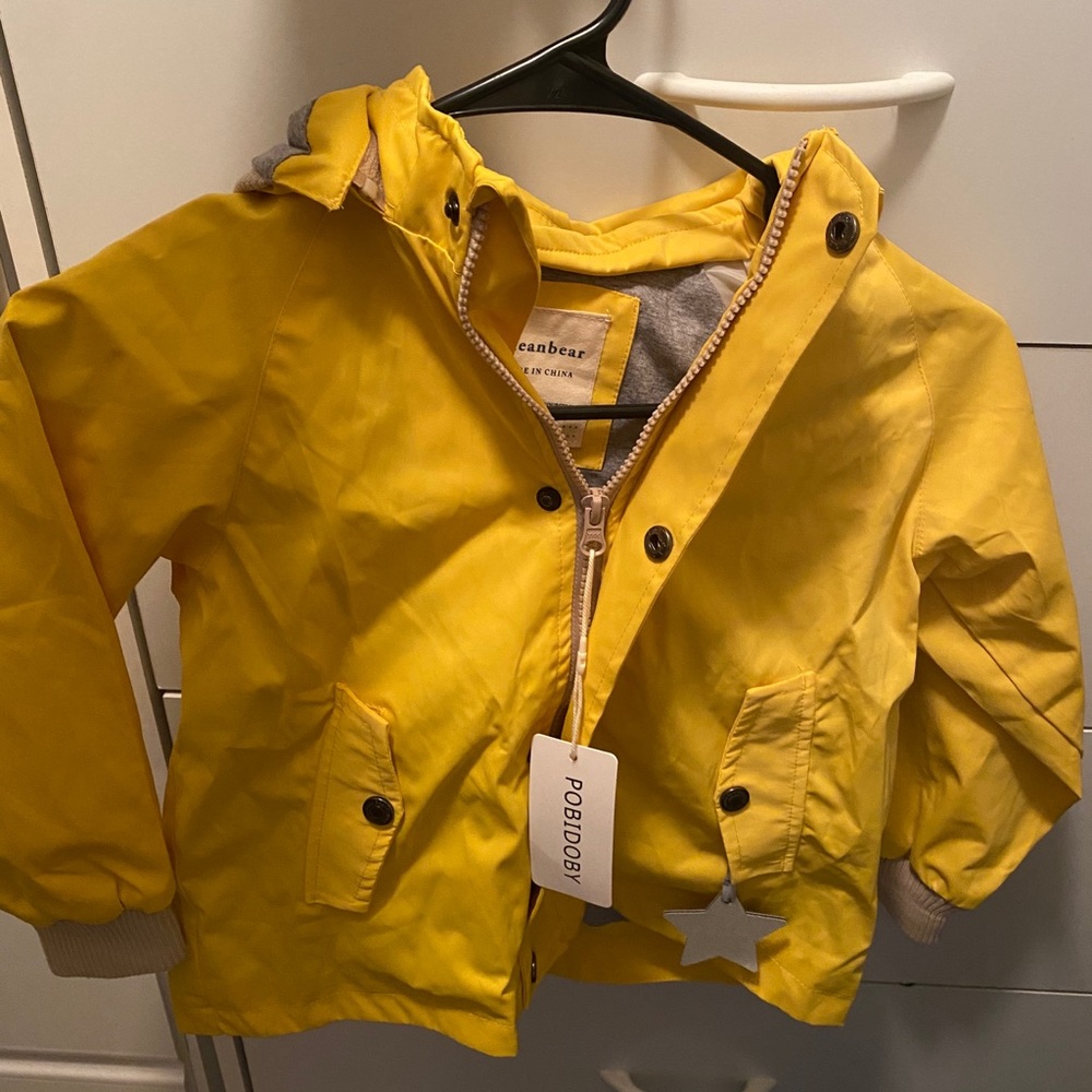 Brand New Children’s Yellow Raincoat